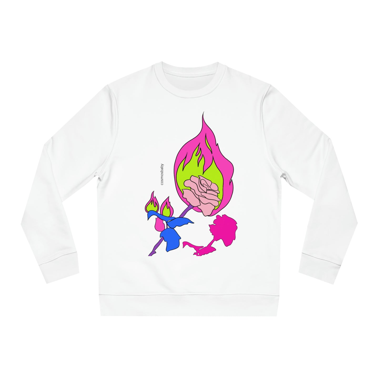 ROSE ON FIRE sweatshirt