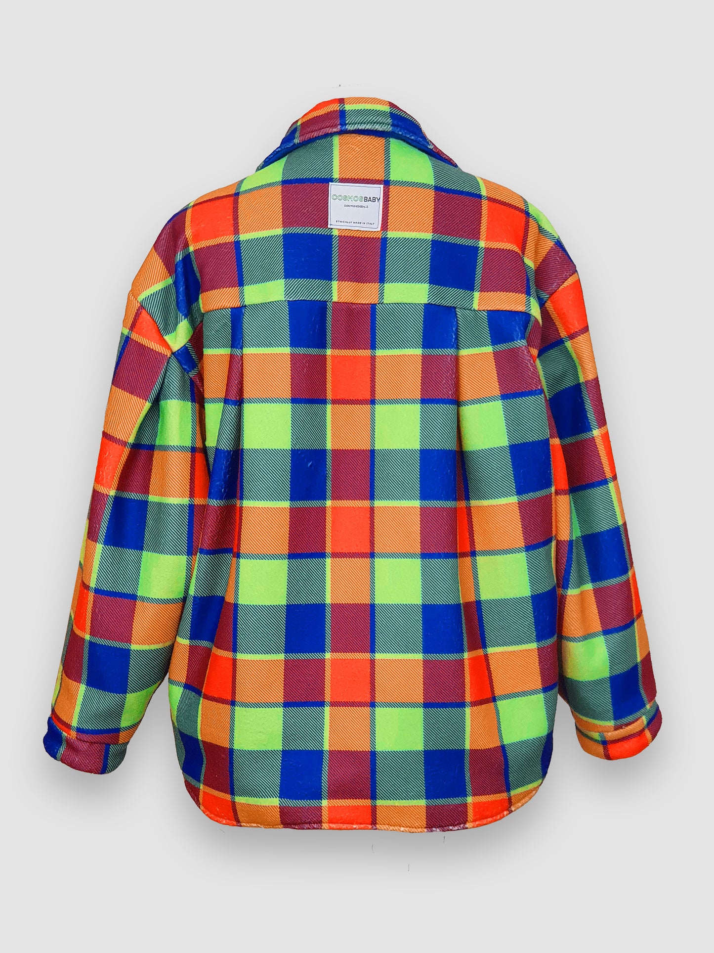 NEON TARTAN Shirt-jacket